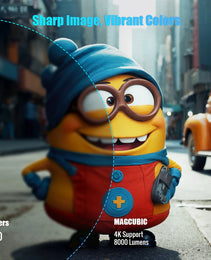 Kompaktowy Projektor Domowy LED HD