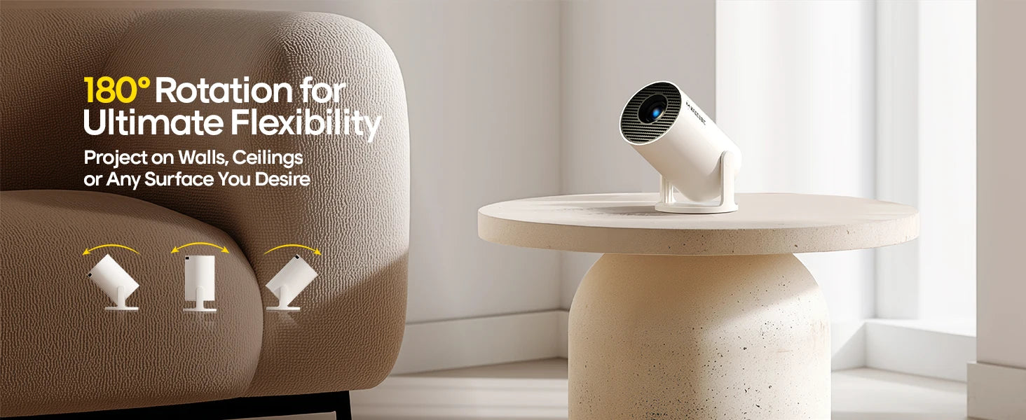 Kompaktowy Projektor Domowy LED HD