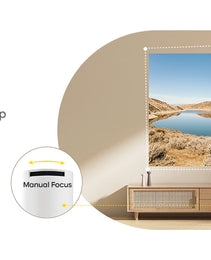 Kompaktowy Projektor Domowy LED HD