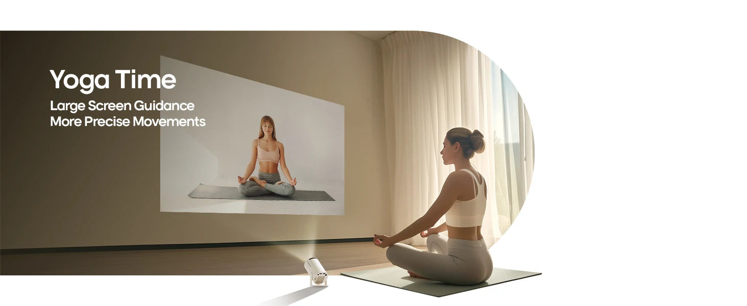 Kompaktowy Projektor Domowy LED HD